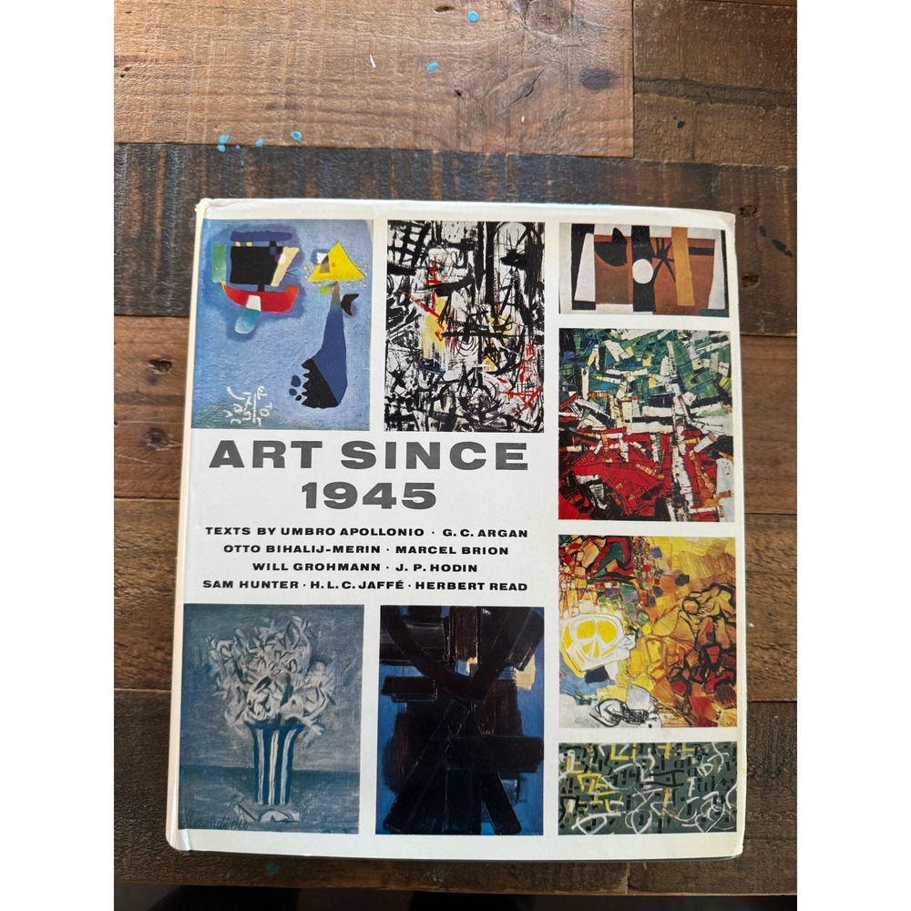 Art Since 1945 Hardcover Book Harry N Abrams Modern Art History 60 Color Plates